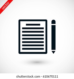 paper icon vector, flat design best vector icon