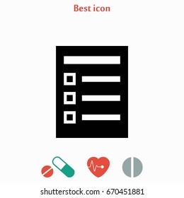 paper icon vector, flat design best vector icon