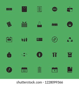 paper icon. paper vector icons set gift card, recycle sign, holy quran and gift