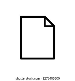 Paper Icon Vector Illustration.