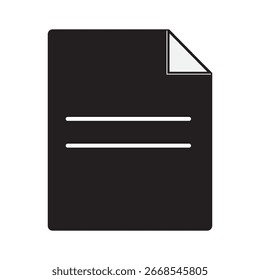 modelo de design de ilustração de vetor de ícone de papel