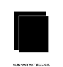 icono de papel vector. Eps. 10.