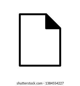 Paper Icon Vector Illustration Logo Template