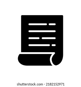 paper icon vector illustration logo template for many purpose. Isolated on white background.
