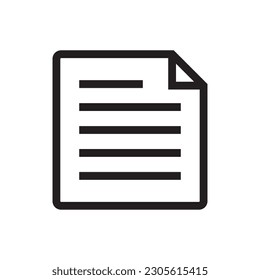 paper icon vector illustration logo design