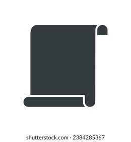 Paper icon vector on trendy design