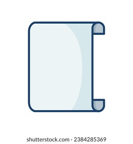 Vector de iconos de papel en el diseño de moda