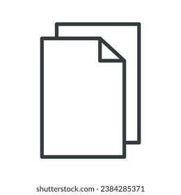 Vector de iconos de papel en el diseño de moda