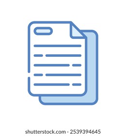 Ícone de papel vetor ilustração de estoque