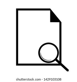 Paper Icon Vector Symbol Illustration