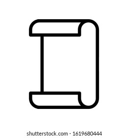 Paper icon vector trendy design