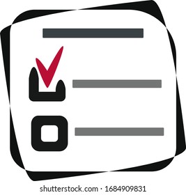 paper icon vector for work