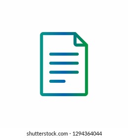 Paper File Icon Modern Flat Design Stock Vector (Royalty Free ...