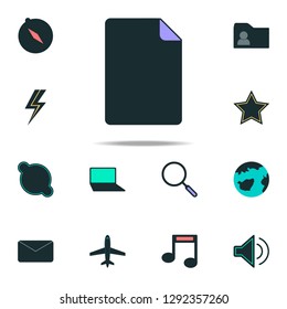 paper icon. web icons universal set for web and mobile