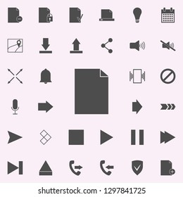 paper icon. web icons universal set for web and mobile