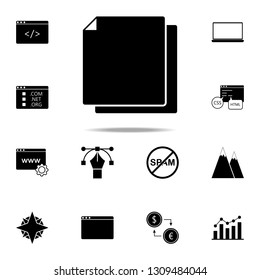 paper icon. web icons universal set for web and mobile