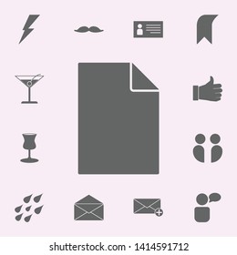 paper icon. web icons universal set for web and mobile