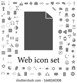 paper icon. web icons universal set for web and mobile