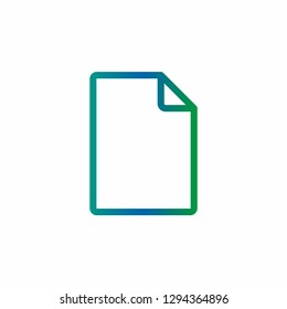 Paper icon for web site