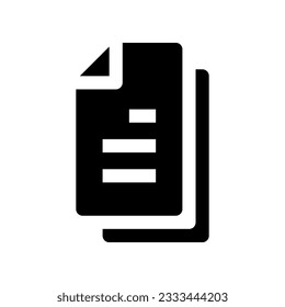 icono de papel para tu sitio web, móvil, presentación y diseño de logotipo.