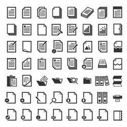 Paper Icon,Document Icon,Vector EPS10
