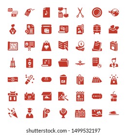 paper icons. Editable 49 paper icons. Included icons such as Towel, PSD, School, Trash, Tag, Graduated, Confetti, Popcorn, Ticket, Calendar, Image. paper trendy icons for web.