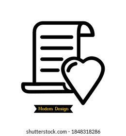 iconos de papel con un diseño moderno. ilustración vectorial