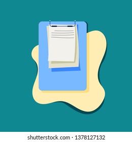 paper illustration flat design in vector