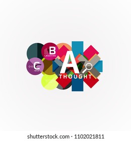 Papier-Infografik-Banner-Vorlage mit b c-Optionen, Infografik-Elemente. Vektorgrafik