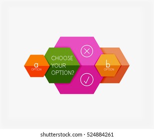 Paper infographic banners and stickers. For banners, business backgrounds, presentations