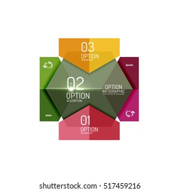 Designvorlagen für die Gestaltung von Papierdokumenten für Hintergründe, Präsentationen und Optionen