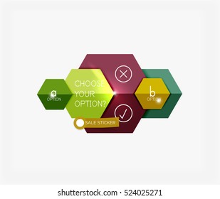Paper infographic template. For banners, business backgrounds and presentations