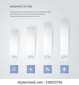 Paper Infographics 2. EPS 10 vector