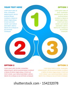 Paper Infographics for Options.