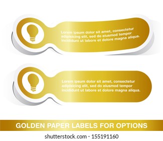Paper Infographics for Options.