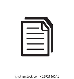 PAPER IOCN , DOCUMENT ICON VECTOR