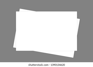Paper isolated on white background