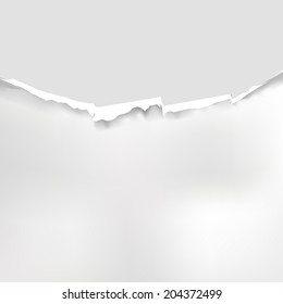 Paper isolated on white background