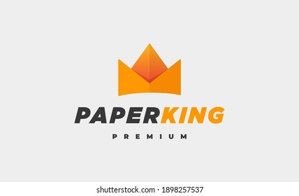 Vektorgrafik für das Logo von Paper King