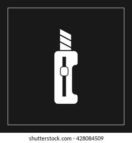 paper knife icon. paper knife vector illustration