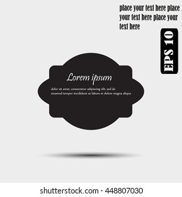 Paper label icon