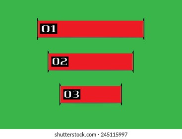 Paper Labels Background. Vector
