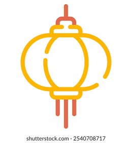 Icono de linterna de papel para Web, App, infografía, etc