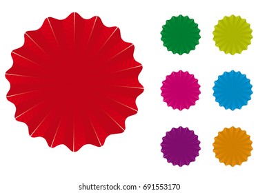 Paper lanterns illustration