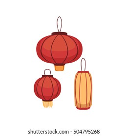 Paper Lanterns Japanese Culture Symbol