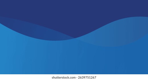 Paper layer circle blue abstract background. Curves and lines use for banner, cover, poster, wallpaper, design with space for text.