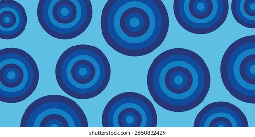 Fondo abstracto azul del círculo de la capa de papel. Curvas y líneas utilizadas para el Anuncio