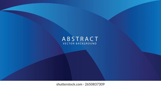 Fundo abstrato azul do círculo da camada de papel. Curvas e linhas usadas para faixa