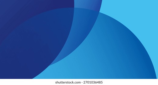 Paper layer circle blue abstract background. Curves and lines use for banner, cover, poster, wallpaper, design with illustrations