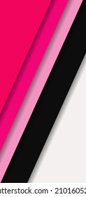 Paper layers background vector illustration  layers of soft color, ideal for a home screen, wallpaper, lock screen for smartphone, etc. Eps 10 with transparency.
